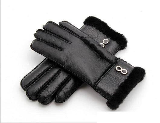 Guantes de Piel de Oveja Resistentes al Viento - Image 7