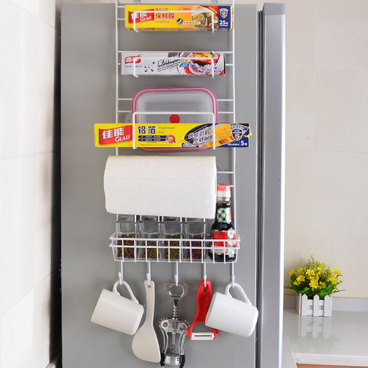 Organizador de refrigerador multifunción con papel preservante