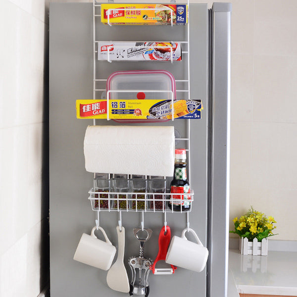 Organizador de refrigerador multifunción con papel preservante