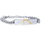 Pulsera de Pareja Puzzle en Acero Titanio Chapado - Diseño Coreano