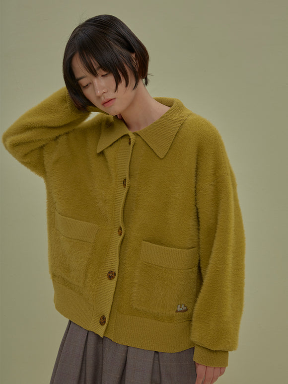 Cardigan de Imitación Cashmere Visón