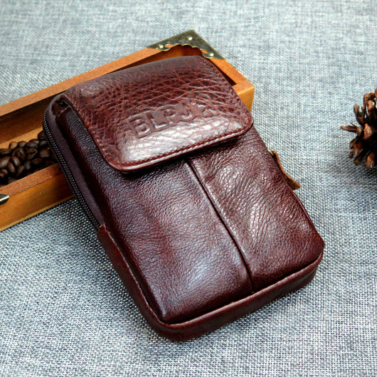 Cinturón y Bolso Multifunción de Cuero Premium para Hombre