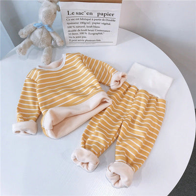 Conjunto Térmico Infantil de Terciopelo sin Costuras con Cintura Alta - Image 14
