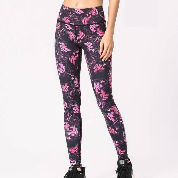 Capris Deportivos con Estampado Graffiti para Yoga