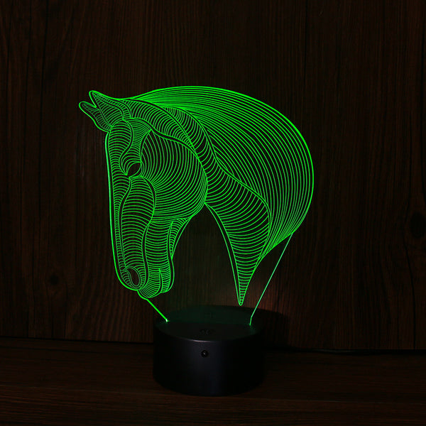 Lámpara LED Nocturna Cabeza de Caballo