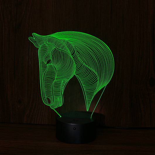 Lámpara LED Nocturna Cabeza de Caballo - Image 2