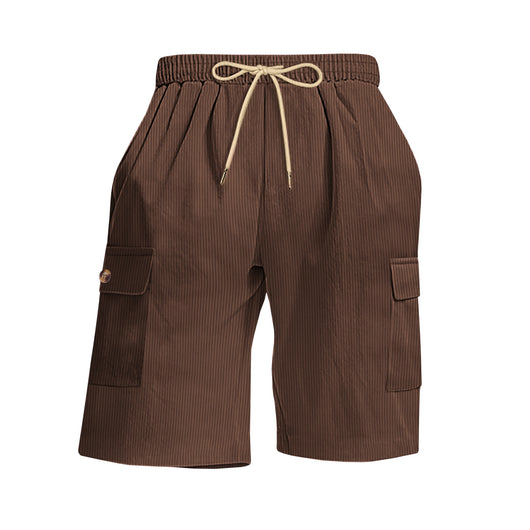 Shorts de Pana para Hombre con Múltiples Bolsillos - Image 8