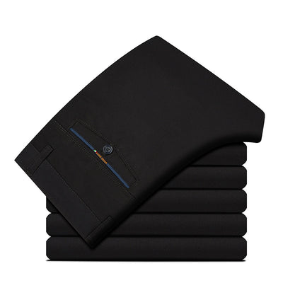 Pantalones Rectos de Vestir para Hombre Maduro - Image 11