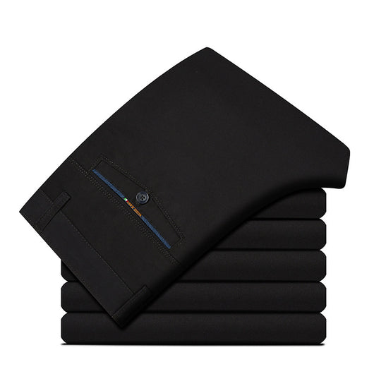 Pantalones Rectos de Vestir para Hombre Maduro - Image 11