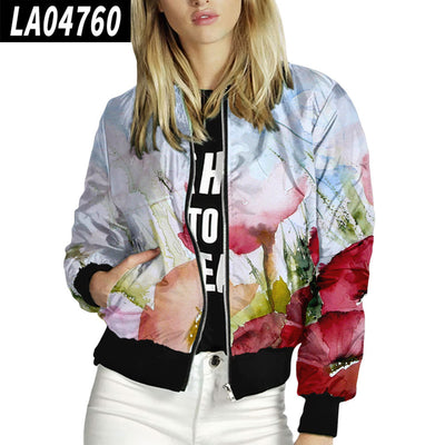 Uniforme de Béisbol para Mujer con Cuello Alzado y Estampado Floral - Image 6