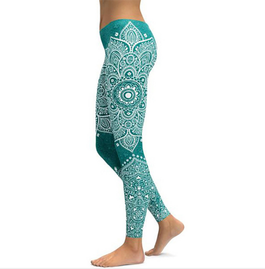 Pantalones de Yoga Estampados para Mujer - Fitness y Comodidad - Image 3