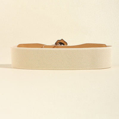 Cinturón Elástico para Mujer con Hebilla Floral Dorada - Accesorio Elegante para Vestidos - Image 13
