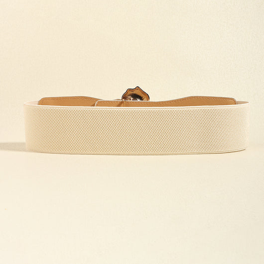 Cinturón Elástico para Mujer con Hebilla Floral Dorada - Accesorio Elegante para Vestidos - Image 13