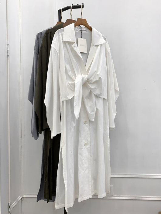 Abrigo Trench Coat con Solapas - Image 6