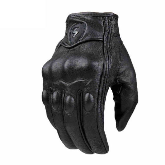 Guantes de Motocicleta en Piel de Oveja con Pantalla Táctil - Image 4