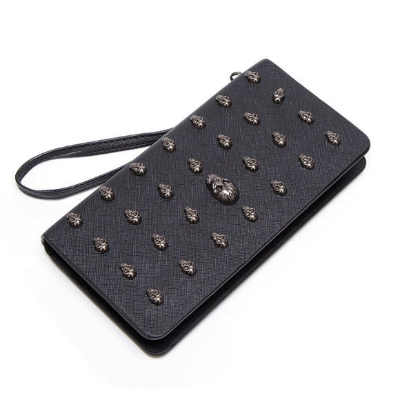 Cartera Clutch con Cierre de Cremallera para Mujer