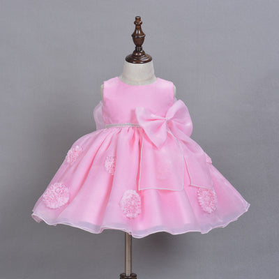 Vestido de Princesa Floral para Niña - Elegancia Primavera y Verano - Image 5