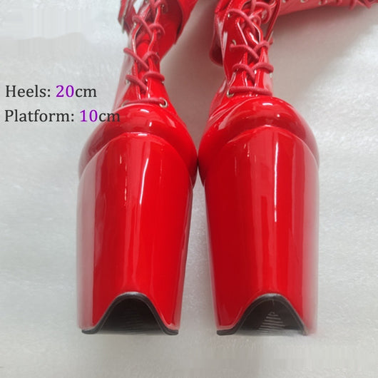 Botas Over-the-Knee con Plataforma Ultra Elevada 20CM - Image 4