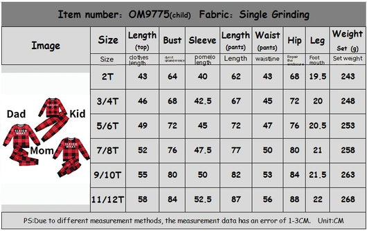 Matching family red and black buffalo plaid pajamas with "Sleigh What" and "Sleigh'in It" text. - Image 10