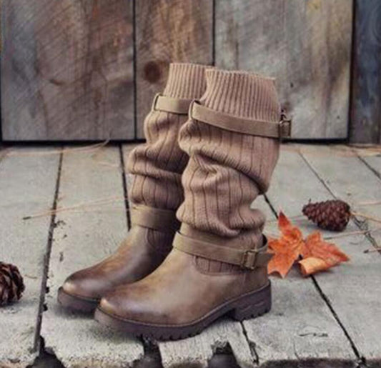 Botas Martín Invierno Mujer con Forro de Lana y Peluche Cálido - Image 2