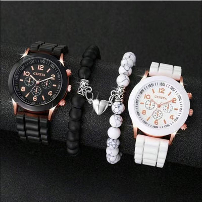 Set de 2 Relojes de Pareja Clásicos y Elegantes - Image 5