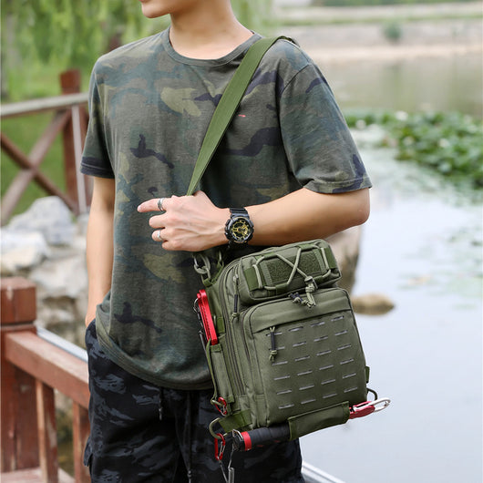 Bolsa Deportiva Táctica para Pecho con Diseño Camuflado - Image 4
