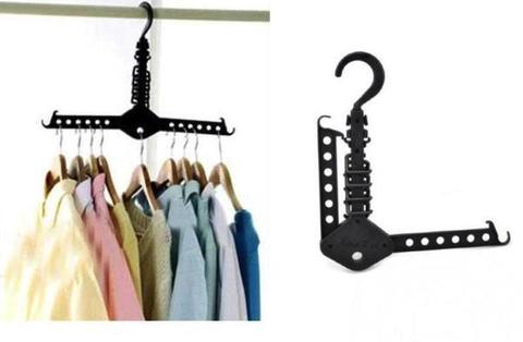 Perchero Plegable Multifuncional Organizador de Ropa - Ahorra Espacio