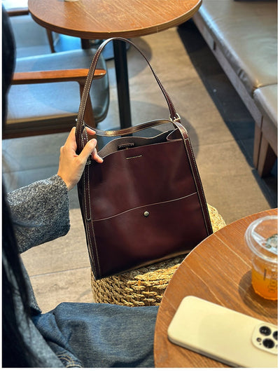 Bolso Tote de Cuero para Mujer con Gran Capacidad - Ideal para el Día a Día - Image 14