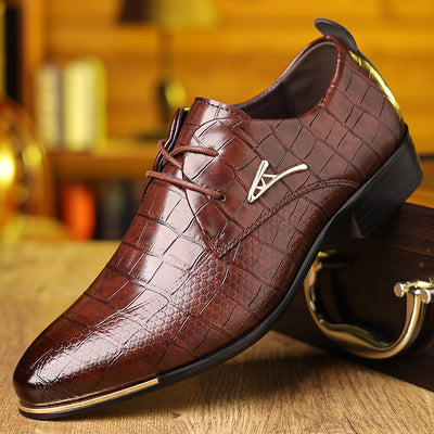 Zapatos de Cuero Formal Punta Fina Talla Grande - Calzado Ejecutivo Premium para Hombre - Image 7