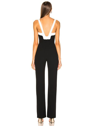 Jumpsuit de Cintura Alta y Piernas Anchas - Image 2