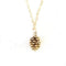 Collar Colgante de Cristal Gota de Agua con Borlas - Joyería Bronce Antiguo y Plata para Mujer