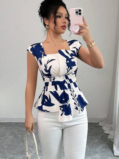Blusa Fresca sin Mangas con Cuello Cuadrado para Mujer - Image 17