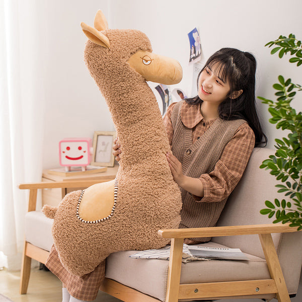 Muñeco de Alpaca Gigante - Peluche Suave para Abrazos