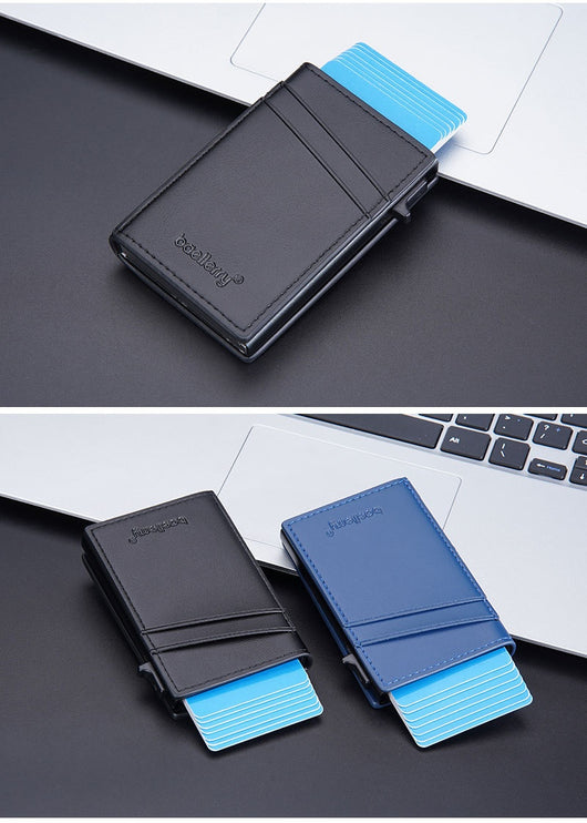 Cartera Minimalista de Aluminio con Sistema de Extracción Lateral para Hombre - Image 9