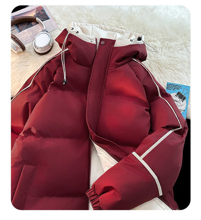 Abrigo Acolchado Holgado con Capucha - Algodón Casual para Hombre - Image 17