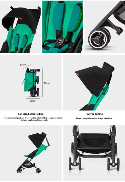 Cochecito Reclinable Ultraligero y Plegable - Image 10