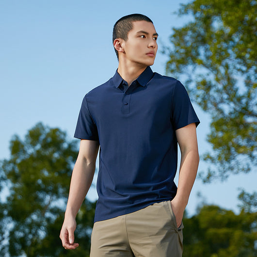 Polo Deportivo Hombre Ice Silk Elástico sin Costuras - Image 2