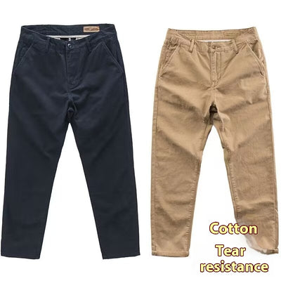 Pantalones Casuales Slim Elásticos de Alta Densidad para Hombre - Image 4