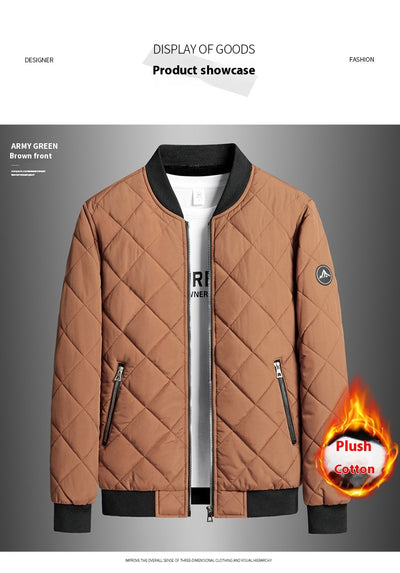 Chaqueta de Invierno Acolchada Talla Grande para Hombre - Image 9