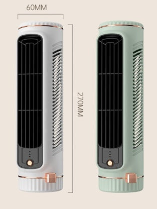 Ventilador de Escritorio Multifuncional Blanco con Función de Pie para Oficina - Image 3