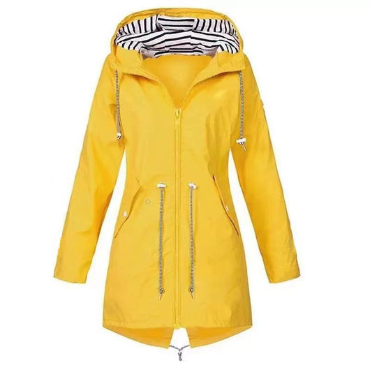 Impermeable Ligero para Mujer - Chaqueta Trench Transpirable con Cordón - Image 18