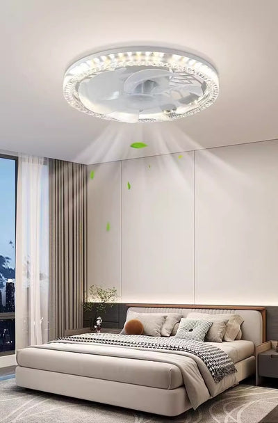 Lámpara Ventilador LED con Control Remoto Integrado - Image 12