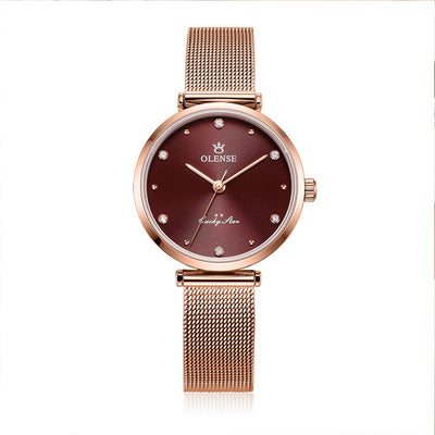 Reloj de Dama Acero Inoxidable con Malla Moderna - Image 10