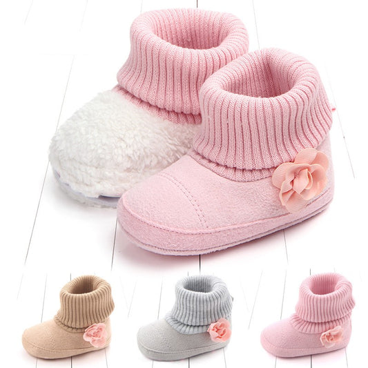 Botitas de Algodón Cálidas para Bebé - Colección Invierno Floret