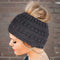 Gorro Tejido con Abertura para Coleta - Beanie Cálido para Invierno