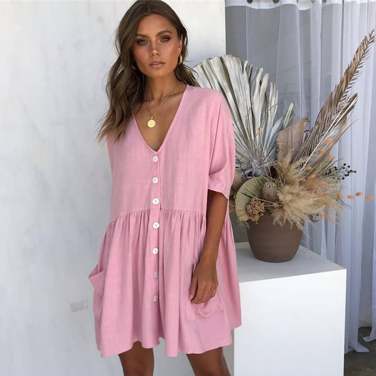 Vestido de Maternidad sin Mangas con Encaje Elegante - Image 8