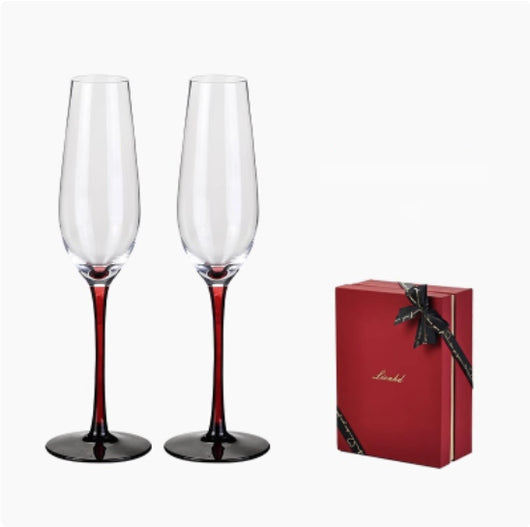 Juego de Copas de Champagne de Cristal Premium en Caja de Regalo - Image 4