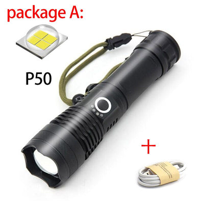 Linterna LED Zoom P50 con Carga USB - Image 26
