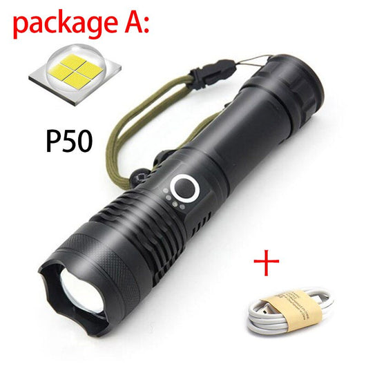 Linterna LED Zoom P50 con Carga USB - Image 42