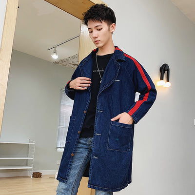 Chamarra de Mezclilla Estampada para Hombre - Estilo Otoño - Image 4
